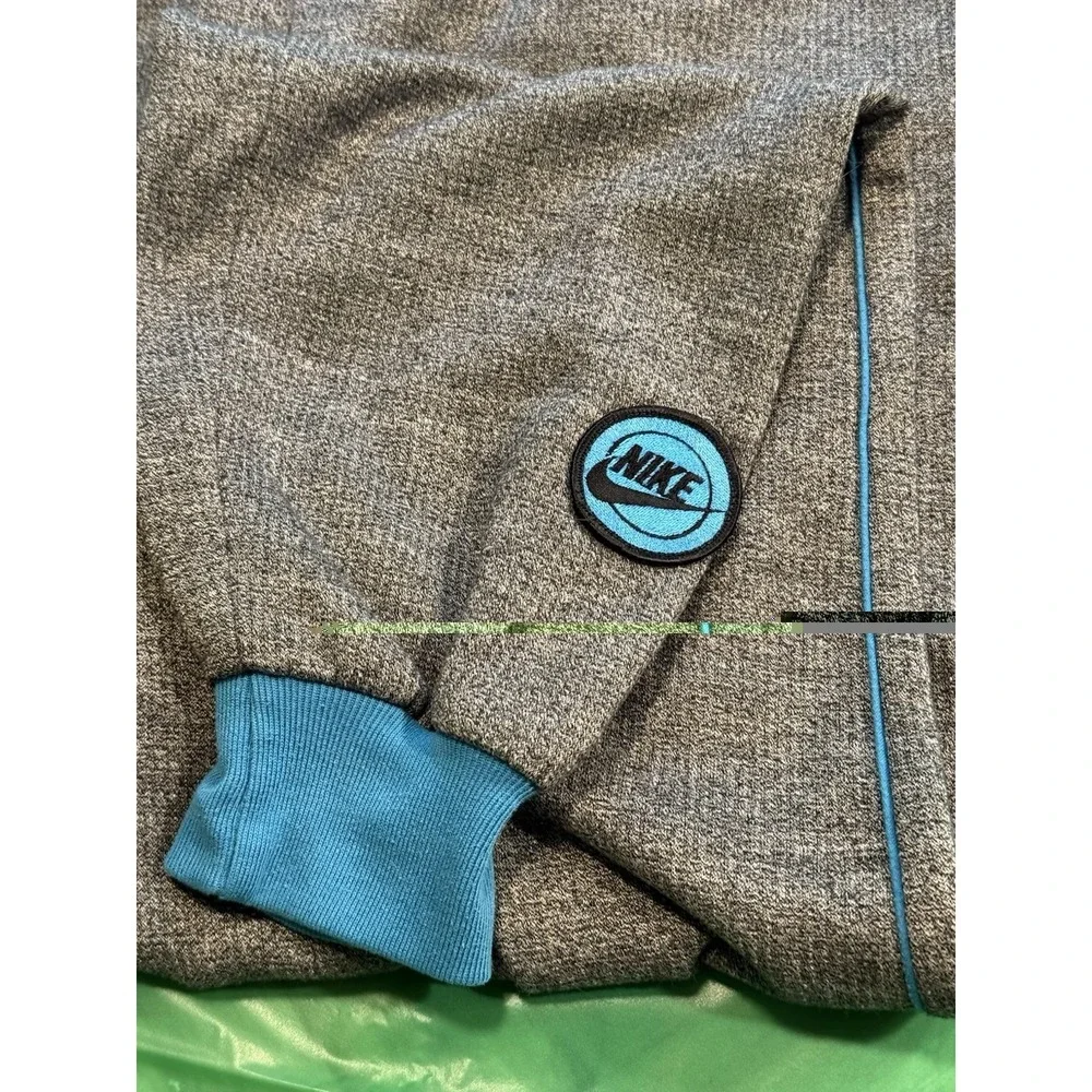 Rare Vintage NIKE Swoosh Thermal‎ Joggers Sweatpants 90s Large Circle Swoosh